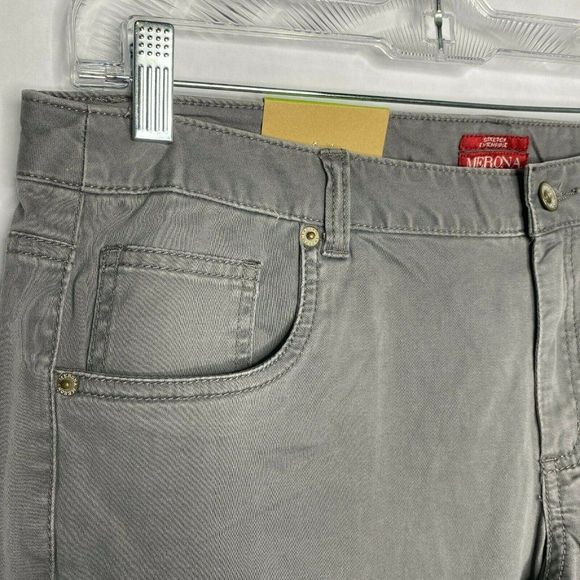 Merona Women Size 14 Stretch Mid-waist Straight Hi - Picture 7 of 8